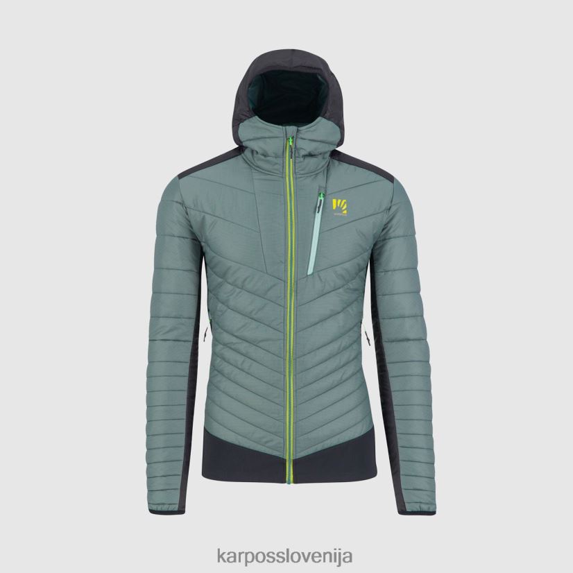 jakna| severni atlantik/črna P4ZDFZ57 Karpos pian longhi jakna moški