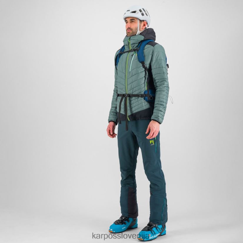 jakna| severni atlantik/črna P4ZDFZ57 Karpos pian longhi jakna moški