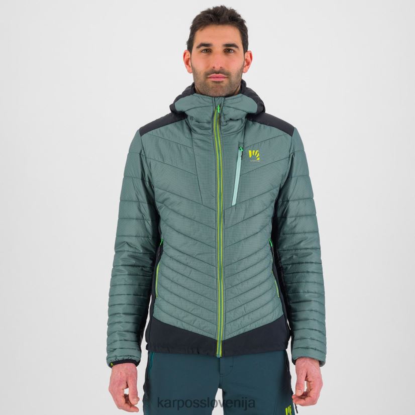 jakna| severni atlantik/črna P4ZDFZ57 Karpos pian longhi jakna moški