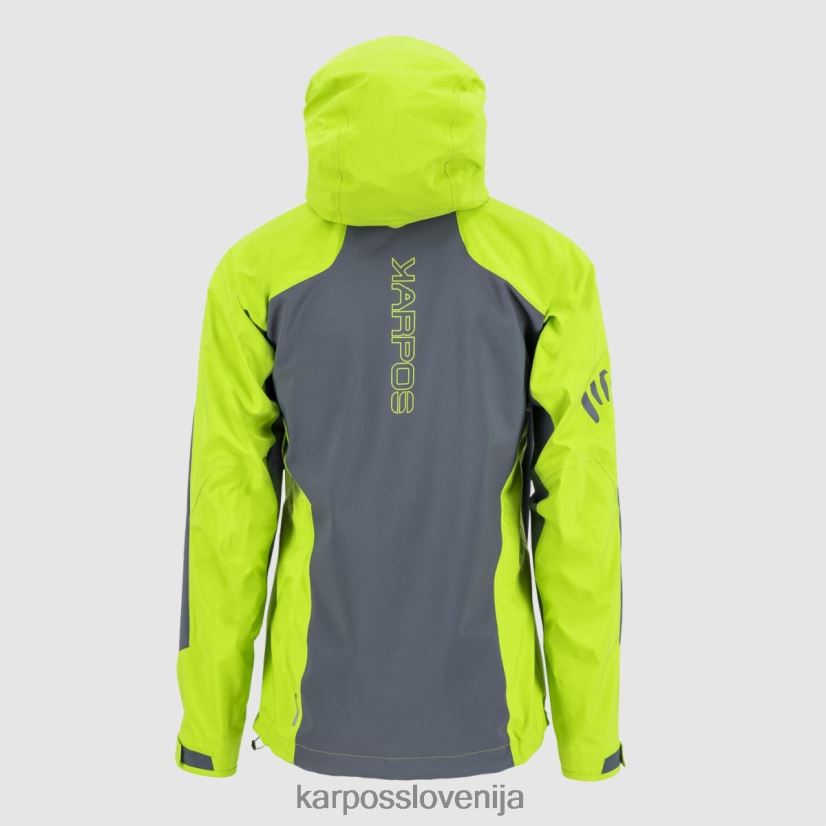 jakna| temno skrilavec/limeta zelena P4ZDFZ44 Karpos marmolada jakna moški