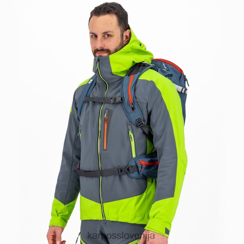 jakna| temno skrilavec/limeta zelena P4ZDFZ44 Karpos marmolada jakna moški