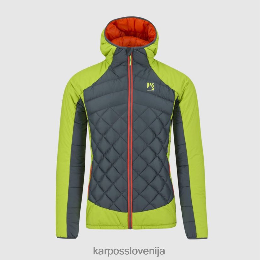 jakna| temno skrilavec/limeta zelena P4ZDFZ70 Karpos lastei active plus jakna moški