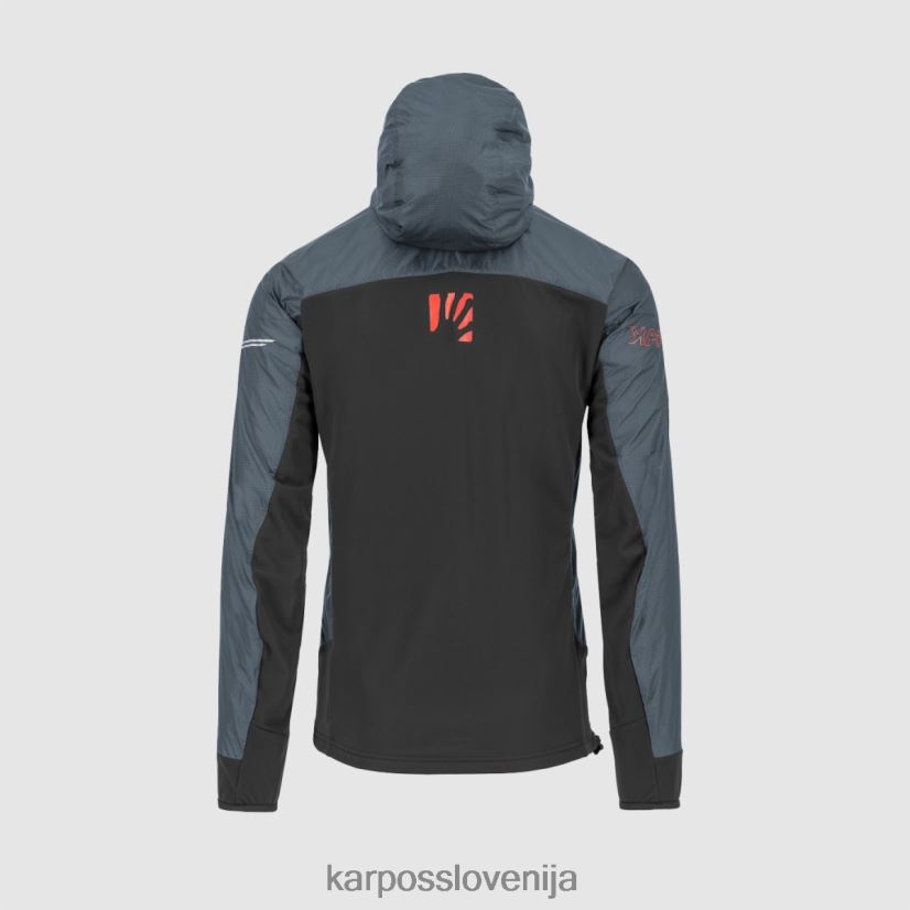 jakna| temno skrilavec/črna P4ZDFZ78 Karpos federa jakna moški