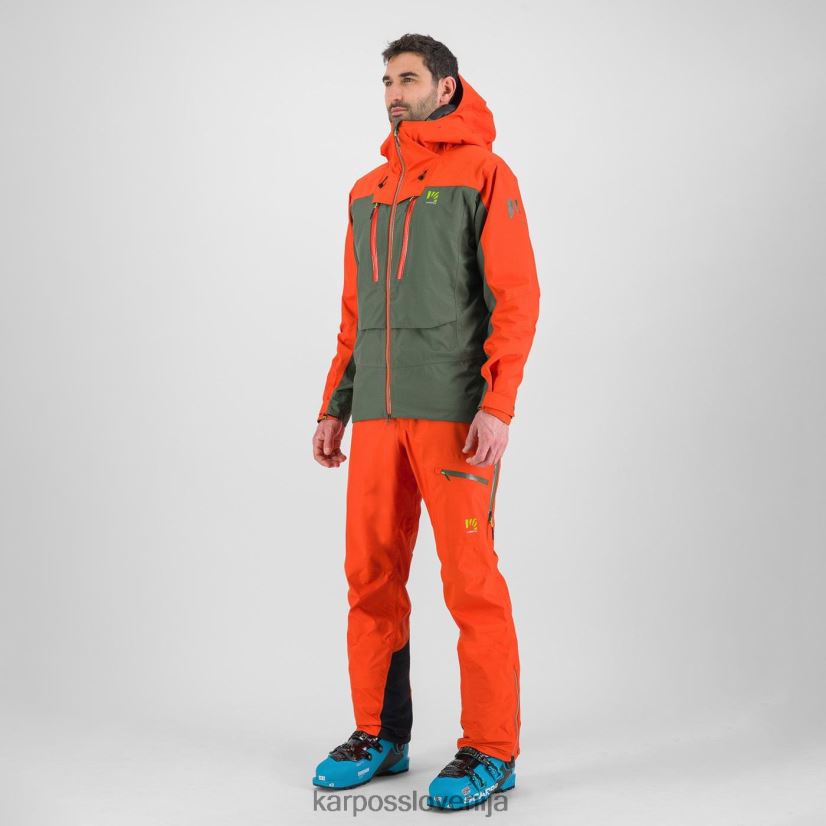 jakna| timijan/pikantna pomaranča P4ZDFZ6 Karpos midi školjkasta jakna moški