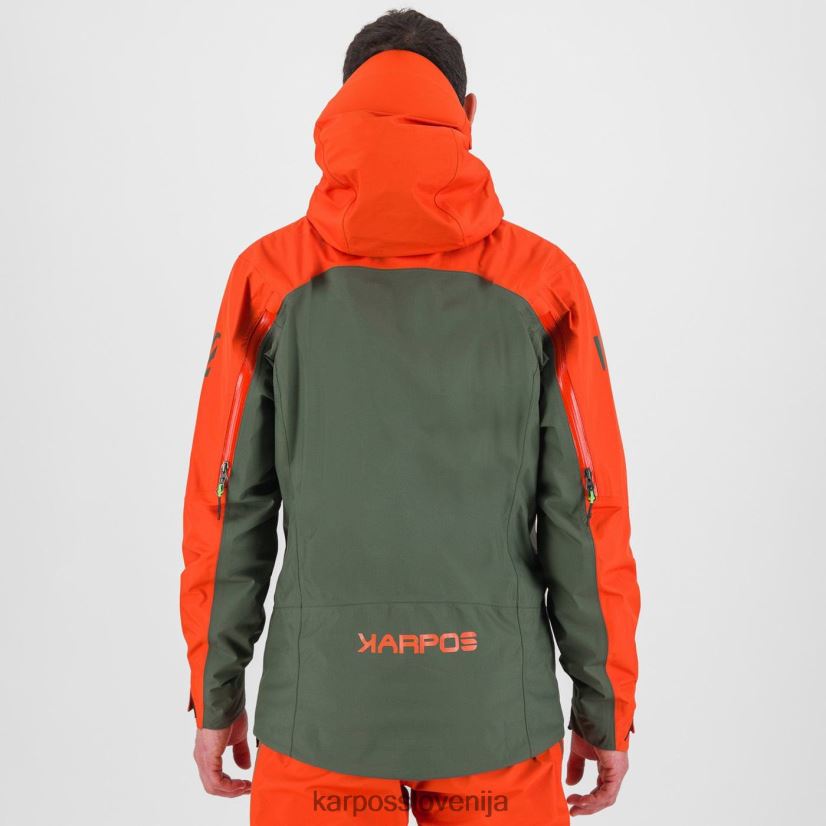 jakna| timijan/pikantna pomaranča P4ZDFZ6 Karpos midi školjkasta jakna moški