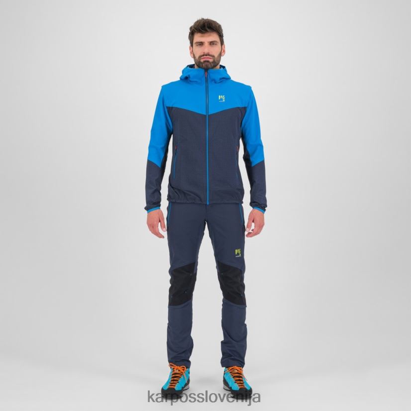 jakna| vesolje/indigo b./mandarina P4ZDFZ94 Karpos lede kabriolet jakna moški