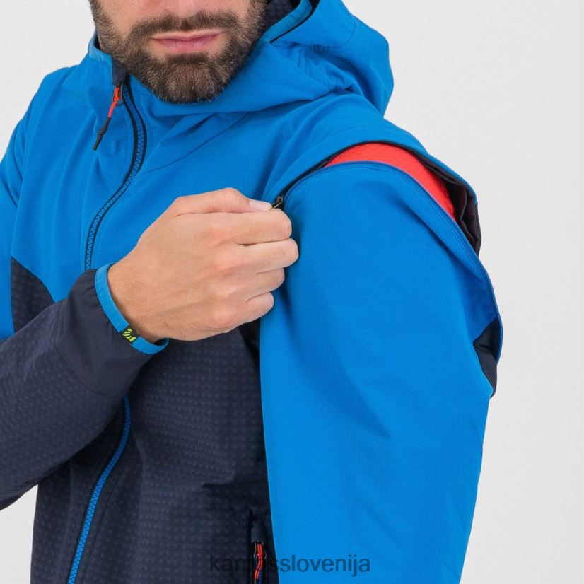 jakna| vesolje/indigo b./mandarina P4ZDFZ94 Karpos lede kabriolet jakna moški