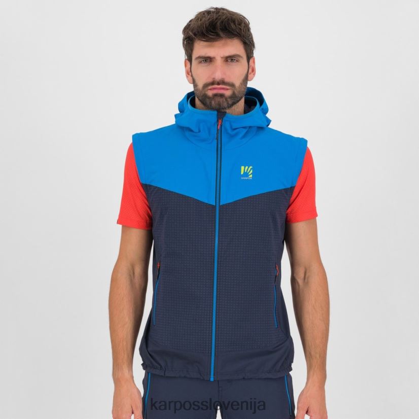 jakna| vesolje/indigo b./mandarina P4ZDFZ94 Karpos lede kabriolet jakna moški