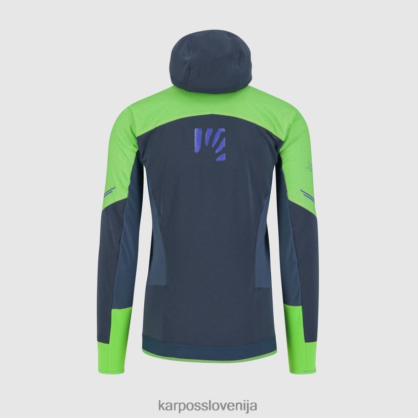 jakna| zelena bliskavica/polnoč P4ZDFZ89 Karpos alagna plus evo jakna moški