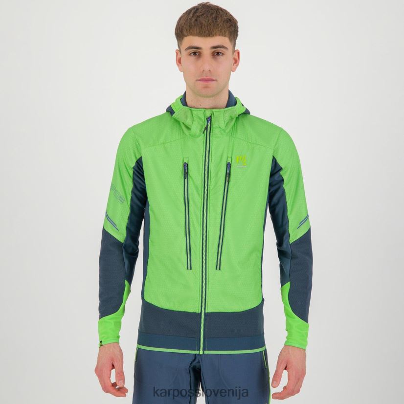 jakna| zelena bliskavica/polnoč P4ZDFZ89 Karpos alagna plus evo jakna moški