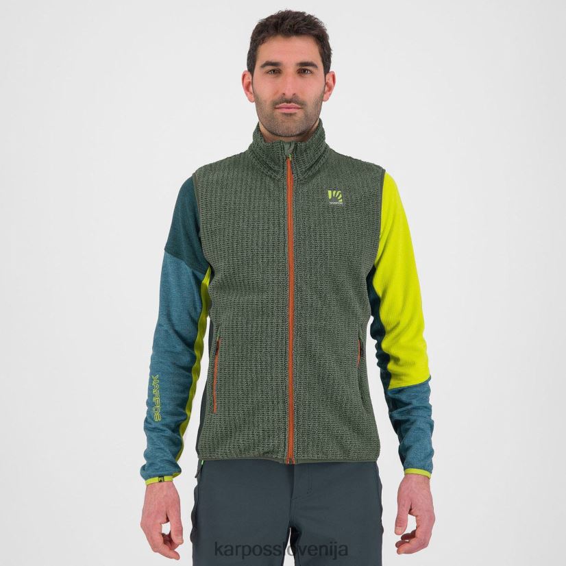 telovnik| timijan/črni pesek P4ZDFZ164 Karpos rocchetta telovnik moški