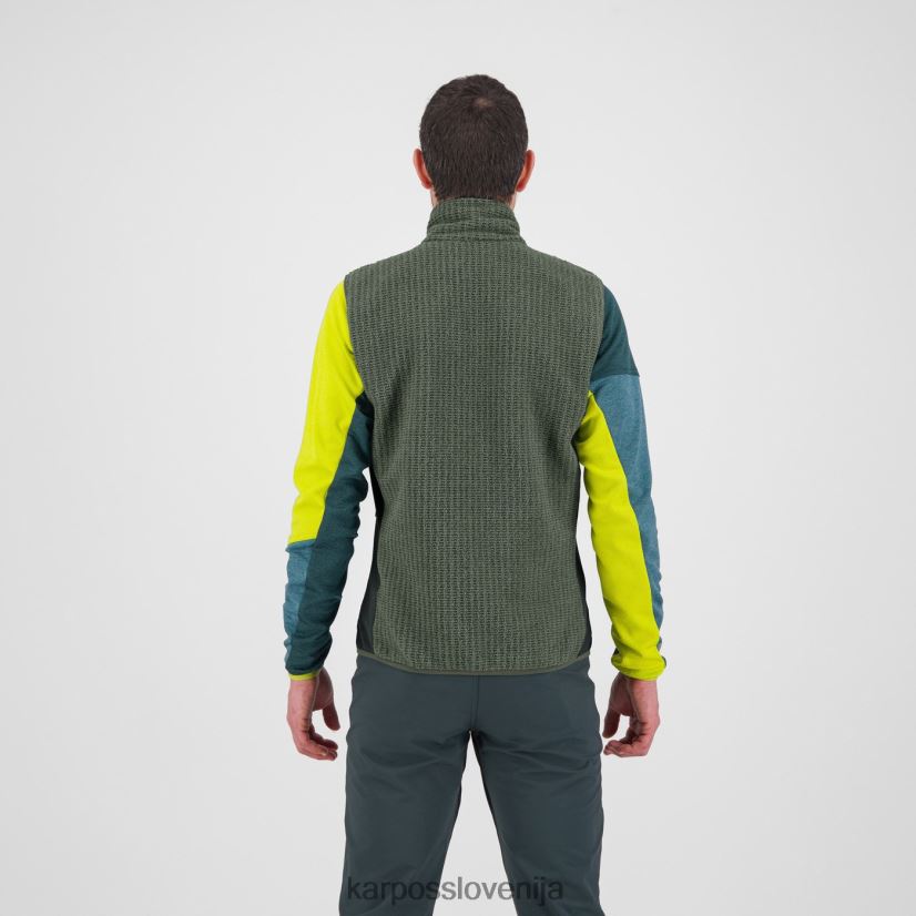 telovnik| timijan/črni pesek P4ZDFZ164 Karpos rocchetta telovnik moški