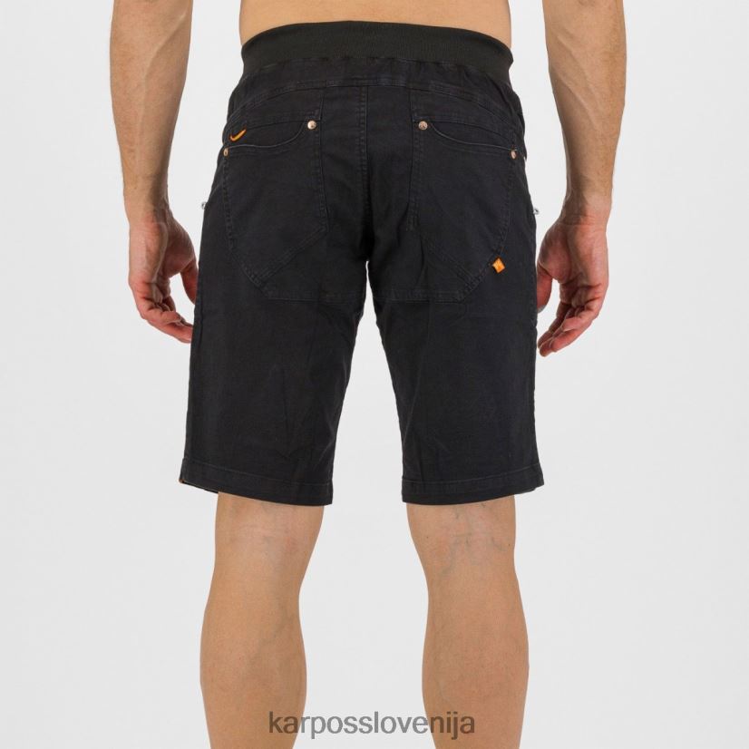 kratek| Črna P4ZDFZ621 Karpos castegner lahke jeans bermude moški