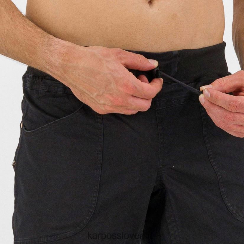 kratek| Črna P4ZDFZ621 Karpos castegner lahke jeans bermude moški