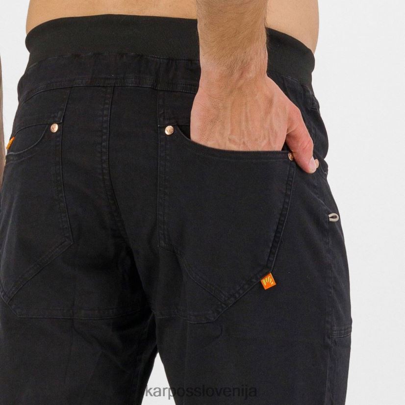 kratek| Črna P4ZDFZ621 Karpos castegner lahke jeans bermude moški