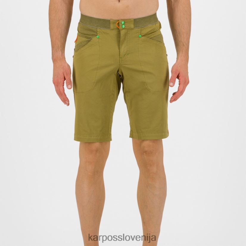 kratek| zeleno seno P4ZDFZ647 Karpos noghera bermuda moški
