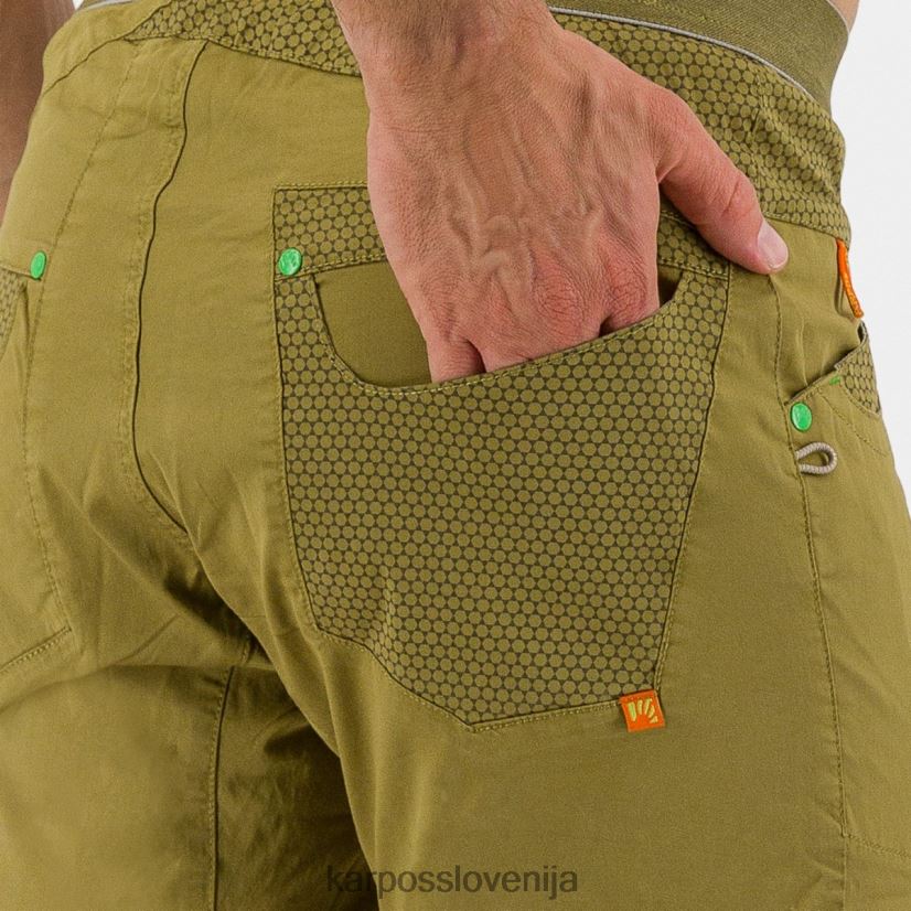 kratek| zeleno seno P4ZDFZ647 Karpos noghera bermuda moški