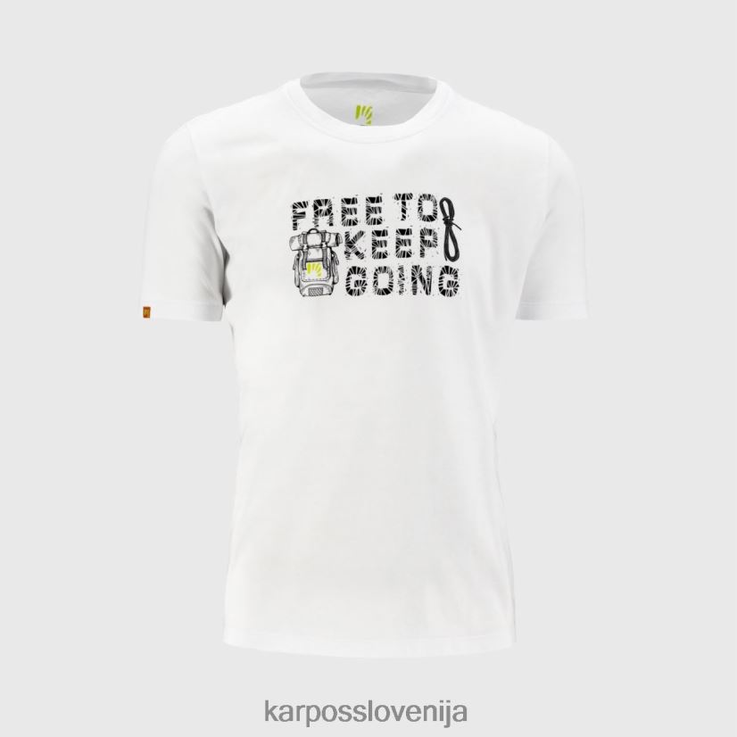 majica| bela P4ZDFZ401 Karpos crocus majica s kratkimi rokavi moški