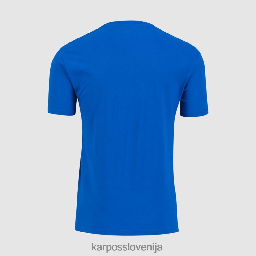 majica| cesarsko modra P4ZDFZ381 Karpos kalip majica s kratkimi rokavi moški