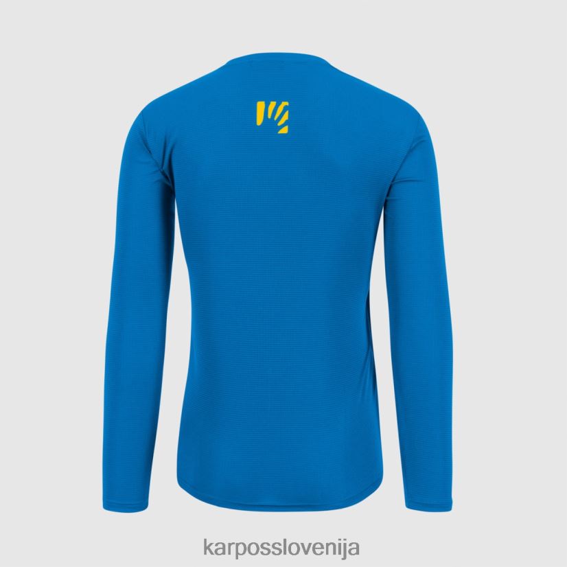 majica| indigo strnad/visoka vidnost P4ZDFZ383 Karpos loma dres ls moški