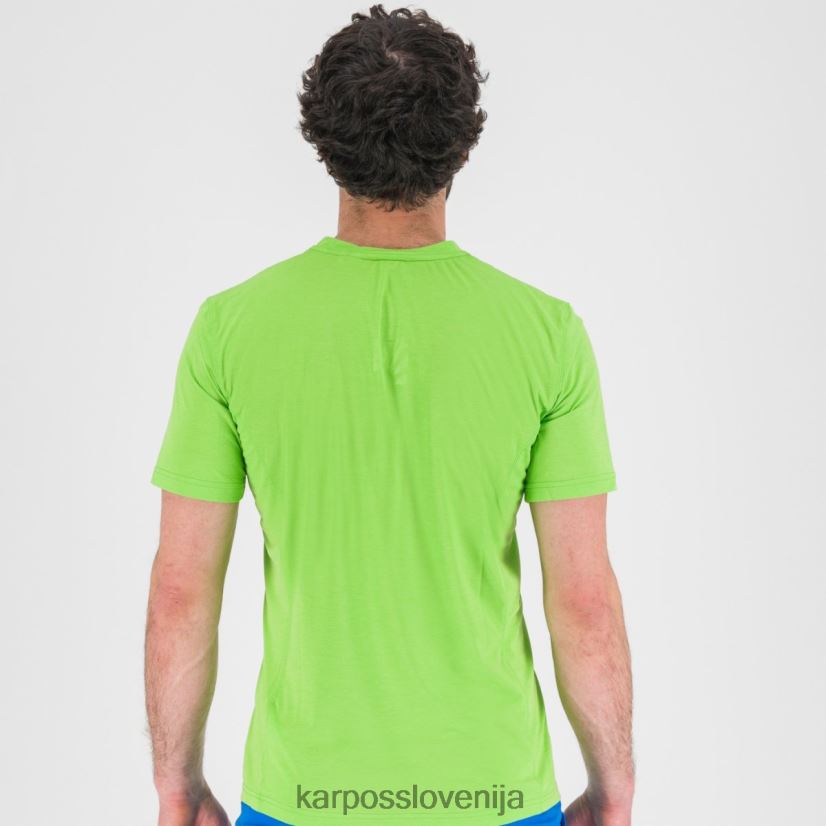 majica| jasminovo zelena P4ZDFZ348 Karpos k-performance majica s kratkimi rokavi moški