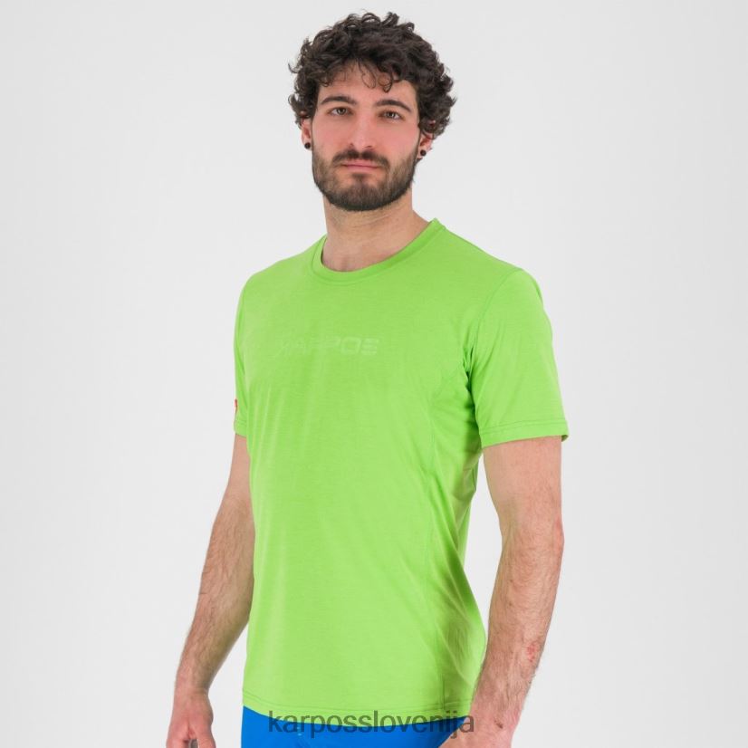 majica| jasminovo zelena P4ZDFZ348 Karpos k-performance majica s kratkimi rokavi moški