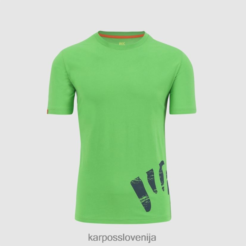 majica| jasminovo zelena P4ZDFZ418 Karpos astro alpino majica s kratkimi rokavi moški