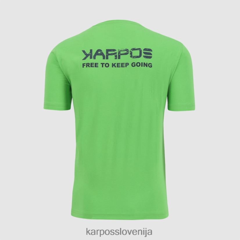majica| jasminovo zelena P4ZDFZ418 Karpos astro alpino majica s kratkimi rokavi moški