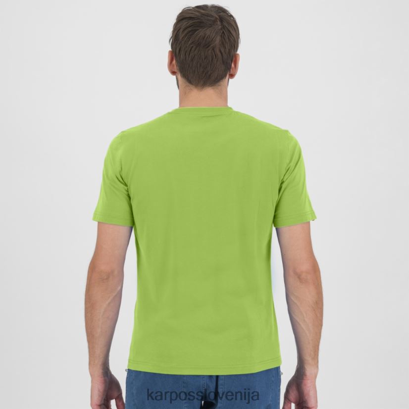 majica| jasminovo zelena P4ZDFZ425 Karpos majica giglio moški