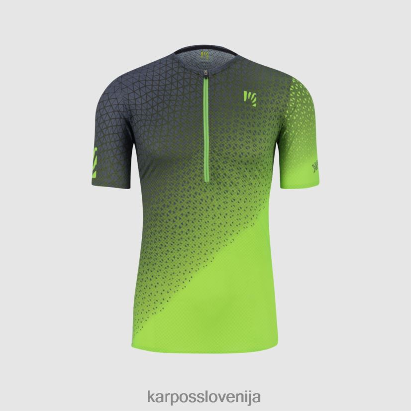 majica| jasminovo zelena/ombre modra P4ZDFZ323 Karpos lavaredo ultra tech dres moški