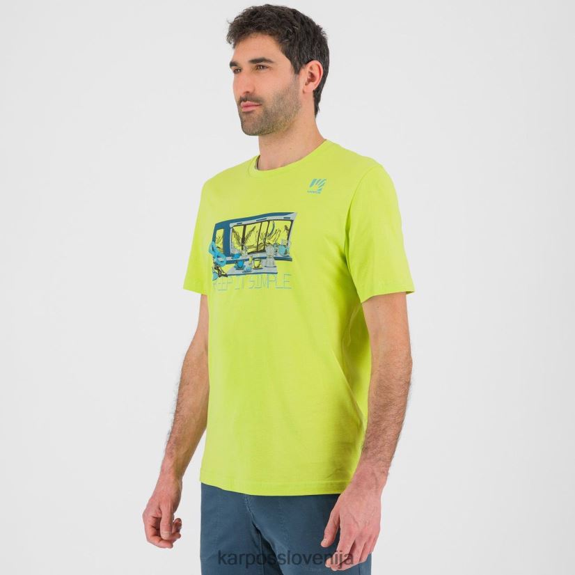 majica| kivijeva kolada P4ZDFZ408 Karpos majica z anemono moški