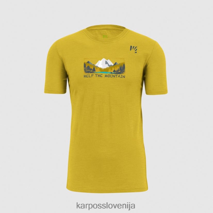 majica| limonin curry P4ZDFZ380 Karpos majica ambretta moški