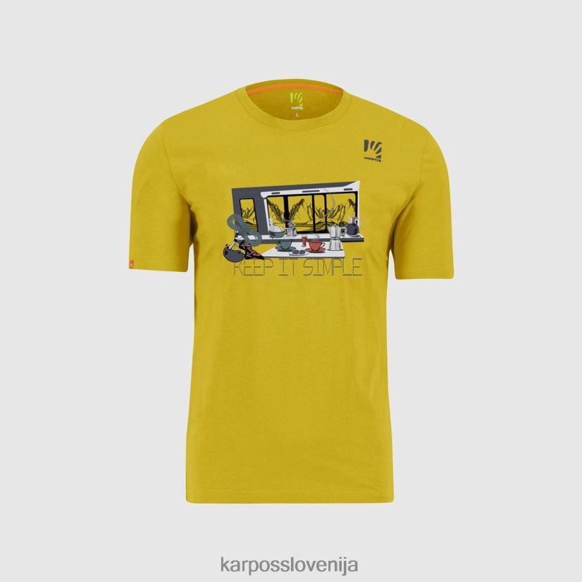 majica| limonin curry P4ZDFZ413 Karpos majica z anemono moški