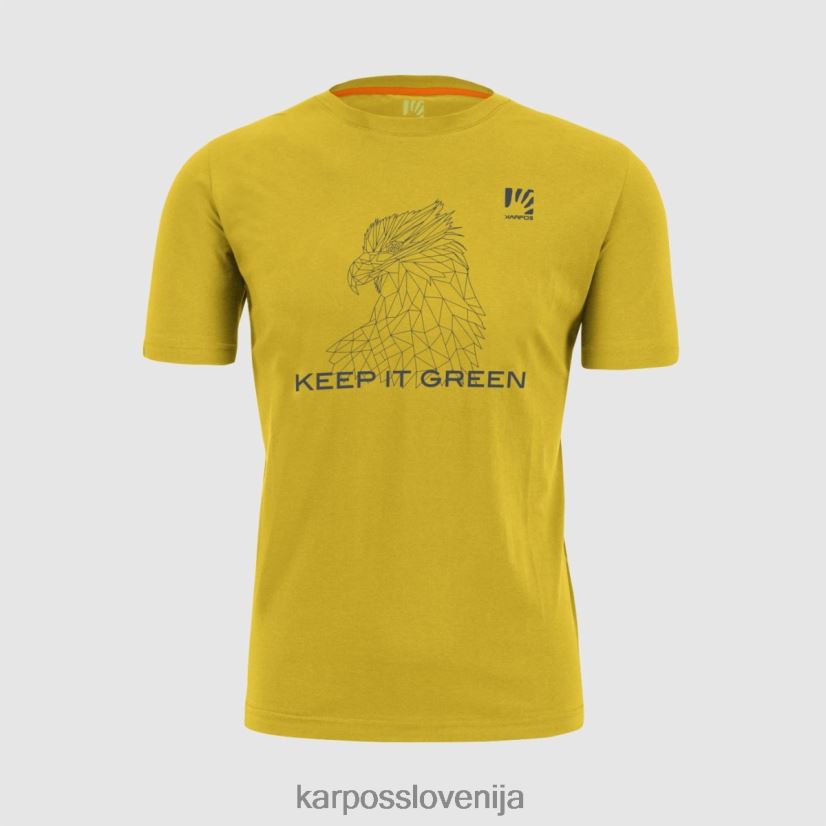 majica| limonin curry P4ZDFZ422 Karpos botton d'oro majica s kratkimi rokavi moški