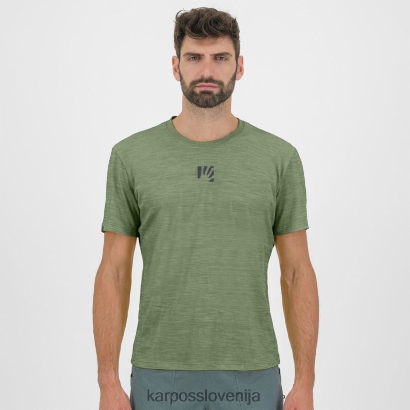 majica| morsko pršilo P4ZDFZ345 Karpos verdana merino majica s kratkimi rokavi moški