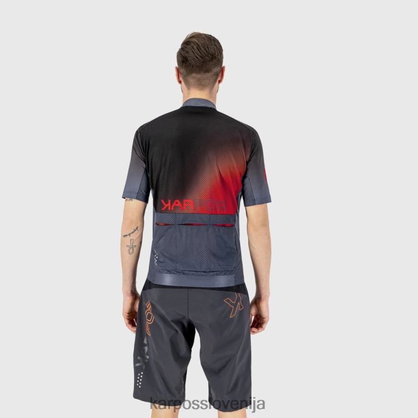 majica| potisk 1 ombre modro zelena fluo b P4ZDFZ306 Karpos skakalni dres moški