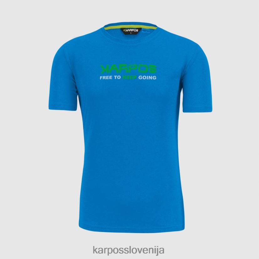 majica| potisk indigo strnad 1 P4ZDFZ392 Karpos val federia tee moški