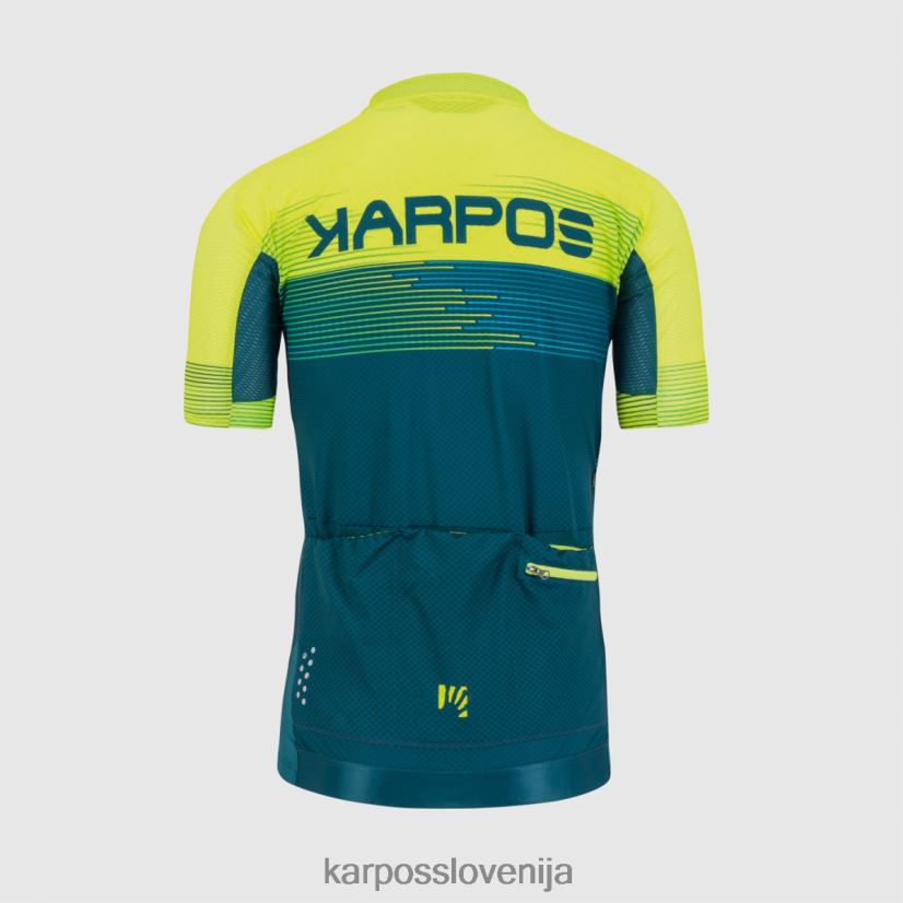 majica| refl.ribnik/rumena f/emajl b. P4ZDFZ316 Karpos zeleni ognjeni dres moški