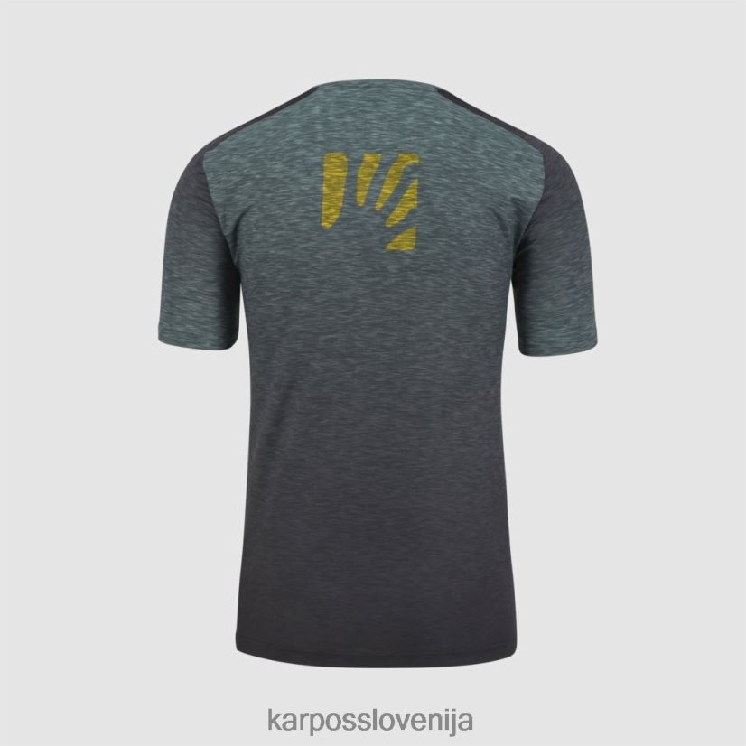 majica| črna/severnoatlantska/limonina cur P4ZDFZ358 Karpos prato piazza dres moški