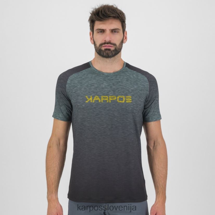 majica| črna/severnoatlantska/limonina cur P4ZDFZ358 Karpos prato piazza dres moški