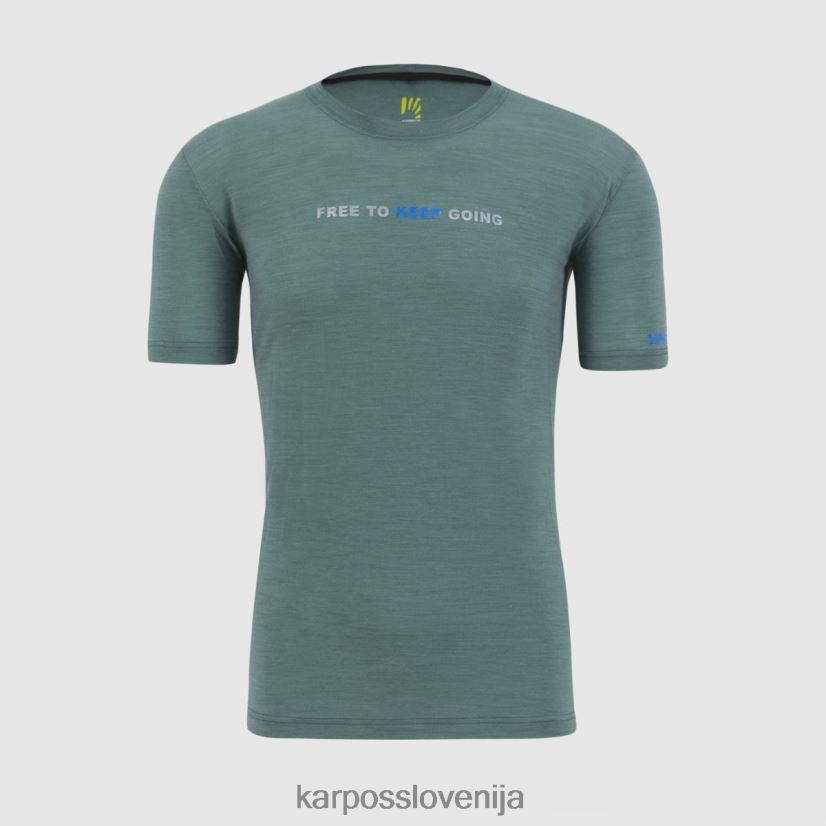 majica| severni Atlantik P4ZDFZ329 Karpos coppolo merino majica s kratkimi rokavi moški