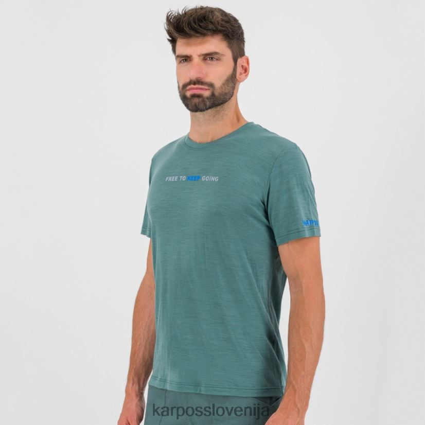 majica| severni Atlantik P4ZDFZ329 Karpos coppolo merino majica s kratkimi rokavi moški