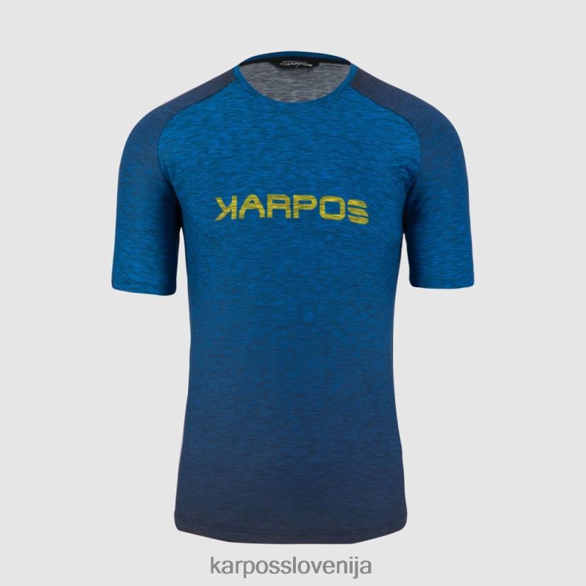 majica| vesolje/indigo strnad/vis P4ZDFZ357 Karpos prato piazza dres moški