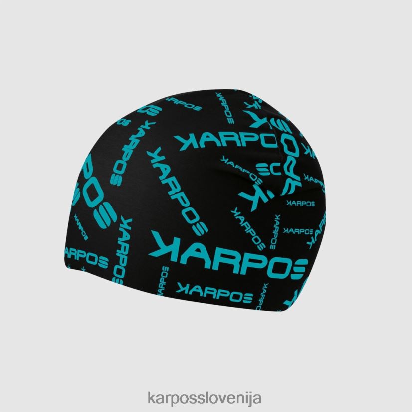 pokrivala| črno/modri dragulj P4ZDFZ795 Karpos dirkalna kapa alagna moški