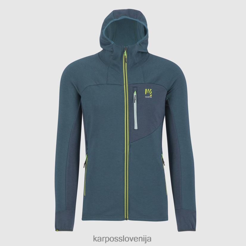 pulover s kapuco| balzam/gozd P4ZDFZ204 Karpos mezzodi pulover s kapuco iz flisa moški