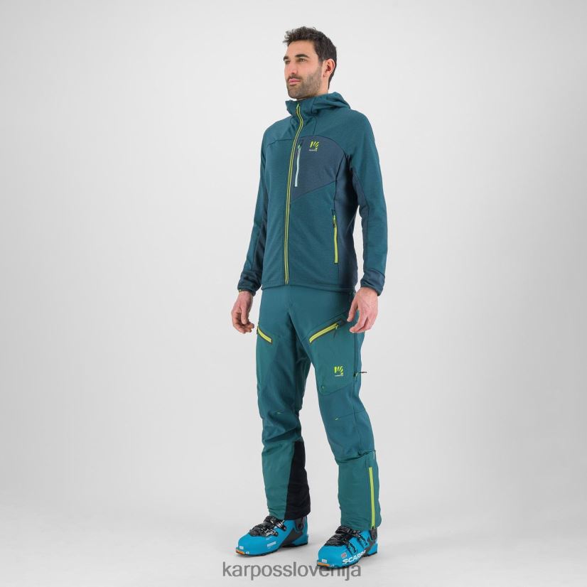 pulover s kapuco| balzam/gozd P4ZDFZ204 Karpos mezzodi pulover s kapuco iz flisa moški