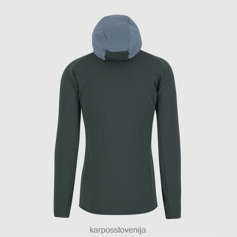 pulover s kapuco| gozd/severni atlantik P4ZDFZ167 Karpos najvišji pulover s kapuco iz flisa moški