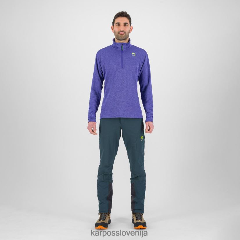 pulover s kapuco| svoboda P4ZDFZ287 Karpos pizzocco polovična zadrga moški