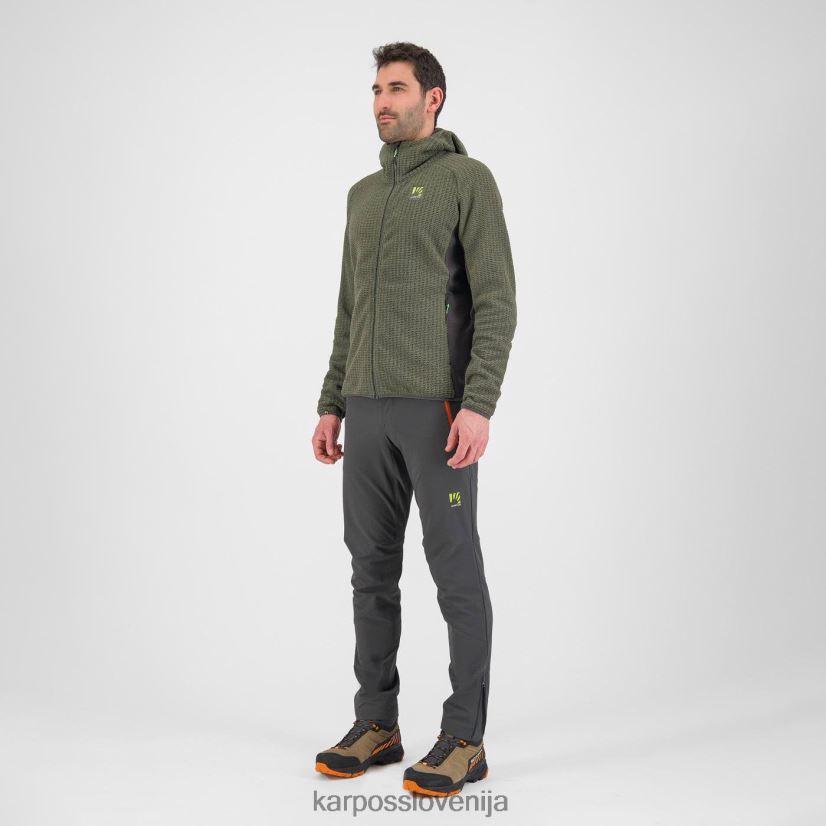 pulover s kapuco| timijan P4ZDFZ229 Karpos rocchetta pulover s kapuco iz flisa moški