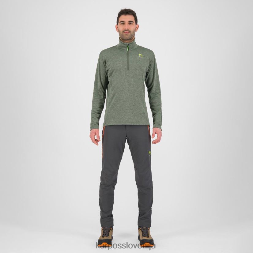 pulover s kapuco| timijan P4ZDFZ291 Karpos pizzocco polovična zadrga moški